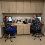 Nurse's station at Back Mountain Veterinary Hospital
