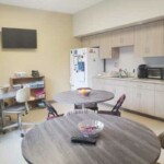 Staff break room at Back Mountain Veterinary Hospital